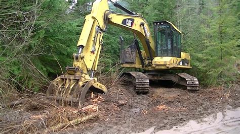Cat 325 D Forestry Excavator YouTube