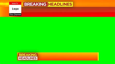 Free Green Screen Live Backgrounds Lower Thirds News Channels