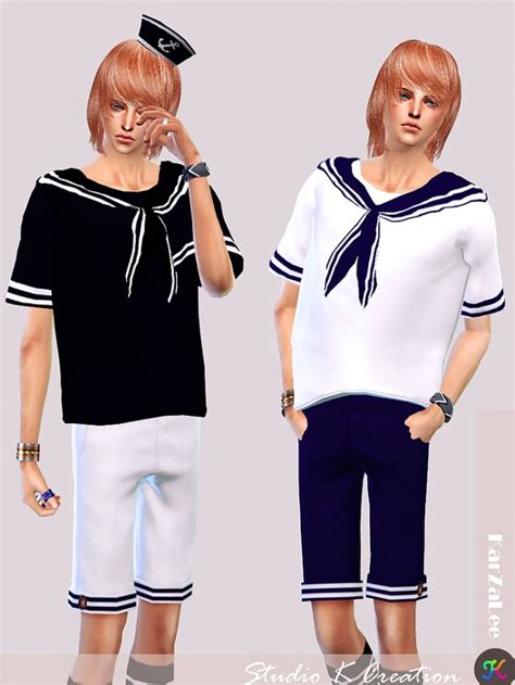 Sims 4 Sailor Outfit Cc