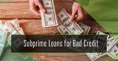 Compare bad credit loans online, learn how to get a personal loan for bad credit and which loans to avoid. 9 Best Subprime Loans for Bad Credit (Personal, Auto, Home)