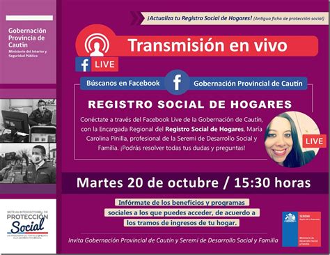 Mesa de orientación para la atención ciudadana. Registro Social de Hogares: Gobernación Cautín capacitará ...
