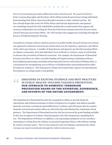 Document Bidens Strategy For Combating Domestic Extremism The New