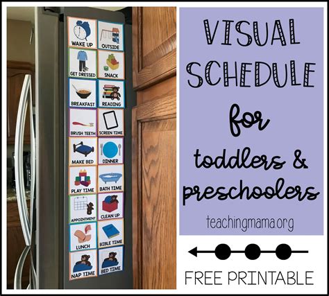 Posted on april 20, 2019. Visual Schedule for Toddlers | Toddler schedule, Visual schedule preschool, Schedule cards