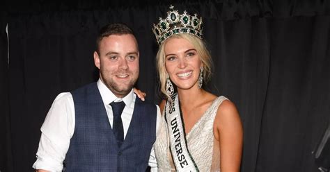 In Pictures Grainne Gallanagh With Boyfriend At Miss Universe Ireland