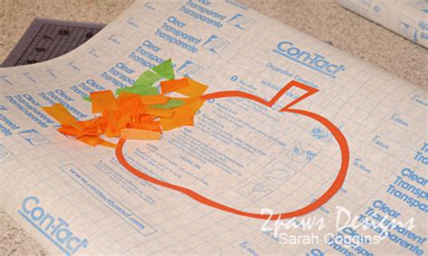 Tissue Paper Pumpkins ~ 2paws Designs