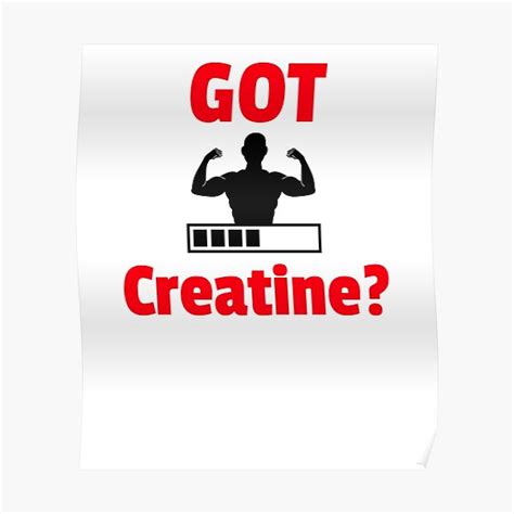 Creatine Posters Redbubble