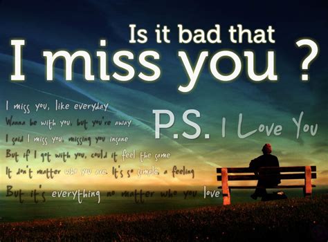 Is It Bad That I Miss You Pictures Photos And Images For Facebook