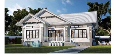Impressive Bungalow With Three Bedrooms Pinoy Eplans Thai House