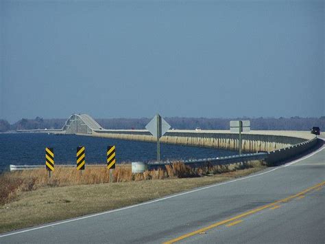Albemarle Sound Bridge In North Carolina North Carolina Beaches