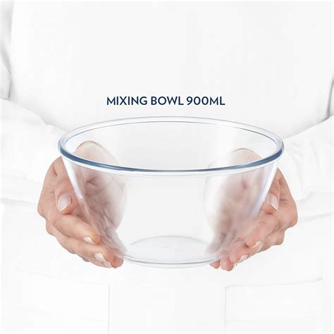 Buy Borosil Glass Mixing And Serving Bowls With Lids Oven And Microwave Safe Bowls Set Of 2 900