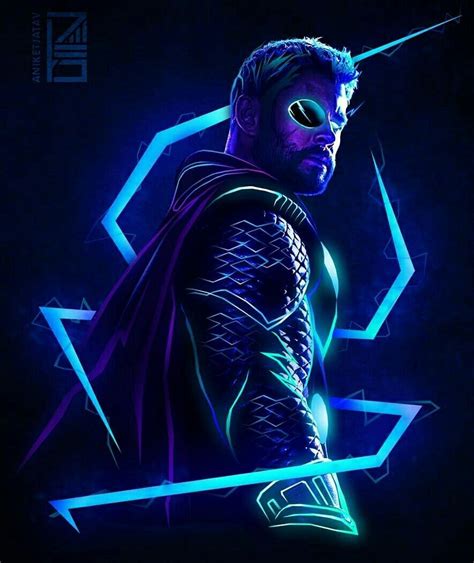 Neon Thor Wallpapers Wallpaper Cave