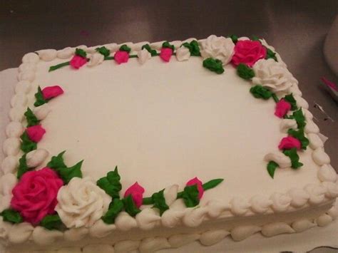 Square Birthday Cake Birthday Sheet Cakes Pink Birthday Cakes Sheet