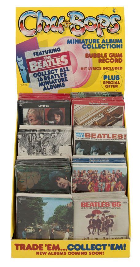 The Beatles Chu Bops Miniature Album Collection Bubble Gum Records Er