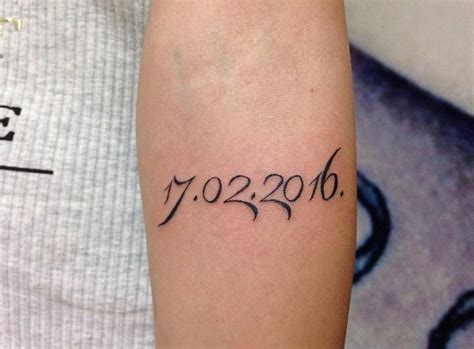 Date Tattoo Ideas How To Commemorate Important Life Events With
