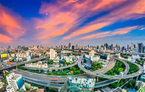 Megapolis Bangkok Thailand 4k Ultra Hd Wallpaper