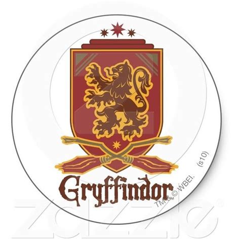 Gryffindor Quidditch Badge Stickers 595 Liked On Polyvore Potter