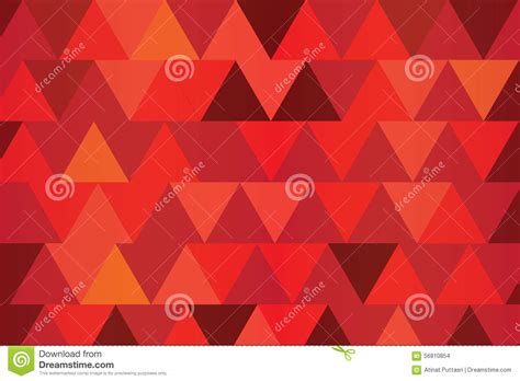Red Poly Abstract Background Stock Vector Illustration Of Triangular