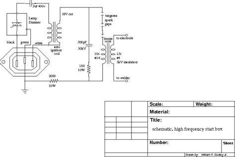 Starting the arc is always the tricky part of stick welding. High-Frequency Start Box