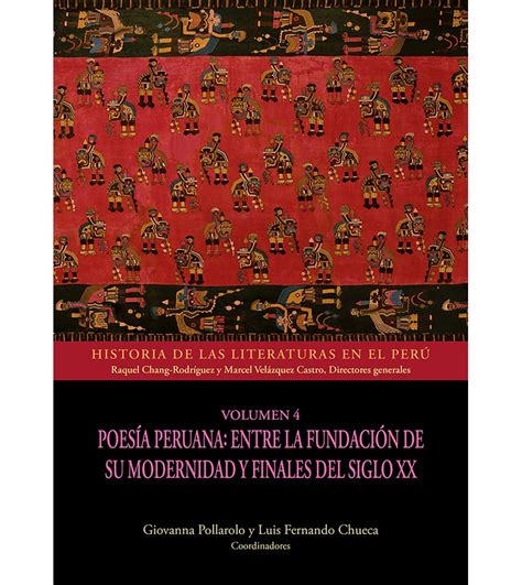 Colección Historia De Las Literaturas En El Perú Volumen 4