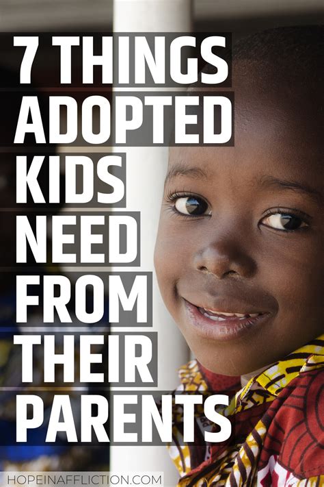 What Adopted Kids Need From Their Parents — Hope In ...