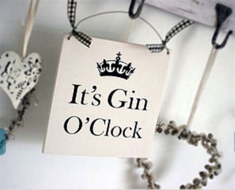 Its Gin Oclock Sign Etsy