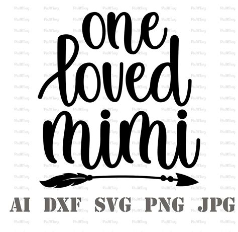 One Loved Mimi Svg Mimi Life Svg Mimi Svg Mimi Heart Svg One Etsy