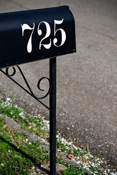 Michael's is a slightly wide typeface so it works great looking for a font that can be read easily from a distance? Modern No. 20 font Good for House Number | House numbers ...