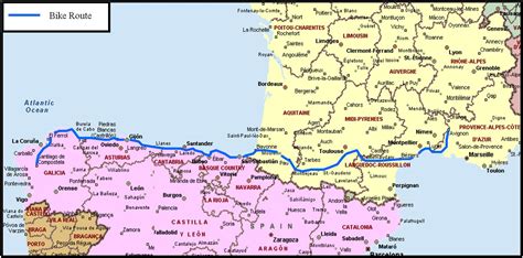 Map Of France And Spain Recana Masana