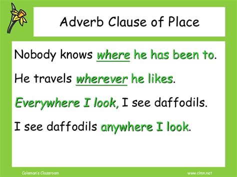 Don't miss our complete guide to adverb clauses with definitions. Adverb Clause Review and Practice