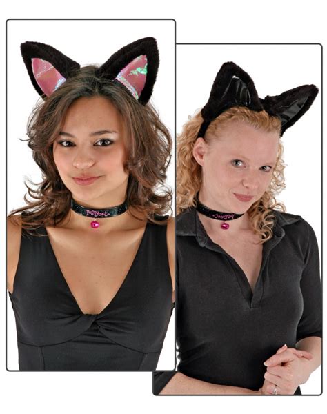 Large Cat Ears Collar And Tail Cat Ears And Tail Costume Accessory Kit