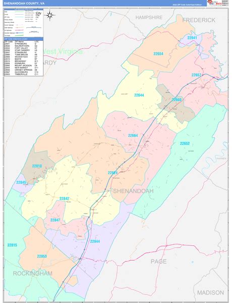 Maps Of Shenandoah County Virginia