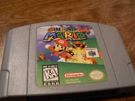 Nintendo Super Mario 64 Game Cartridge For N64 Console For Sale In