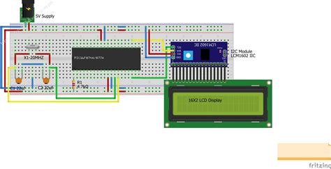 Pic16f877a Interfacing I2c Lcd 16×2 With Pic Microcontrollers