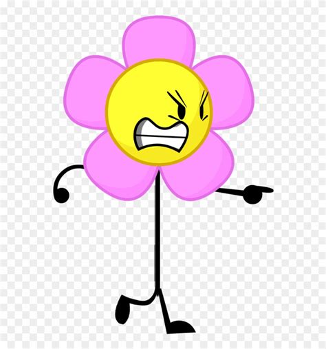 Flower Pose Flower Pose Bfdi Clipart 1950494 Pinclipart