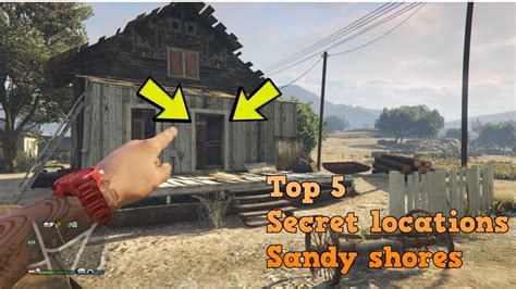 Gta 5 Secret Locations Sandy Shores Youtube