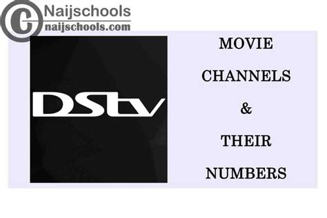 All The Dstv Movie Channels List With Numbers 2021 Naijschools