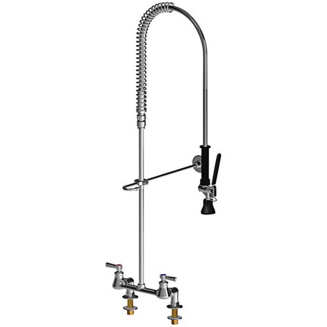 Chicago Faucets 510 Ssvbxkcab Deck Mounted Pre Rinse Faucet With 8