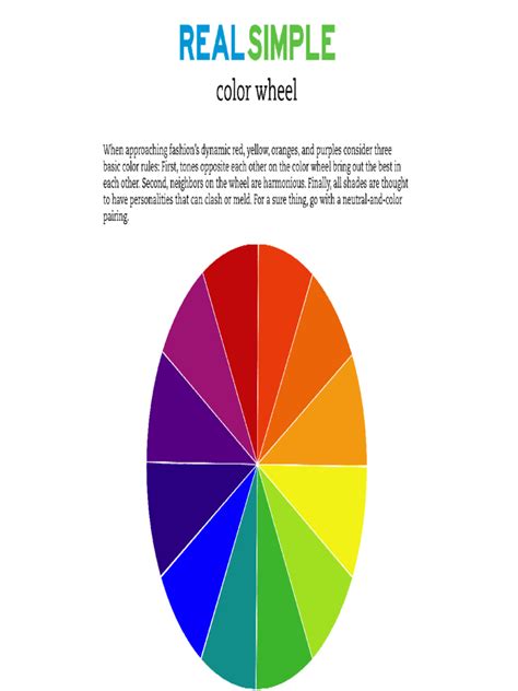 2023 Color Wheel Chart Template Fillable Printable Pdf And Forms