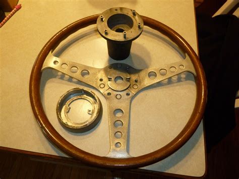 Jaguar Xke E Type Used Wooden Steering Wheel Walsall Les Leston Ebay
