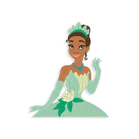 Princess Tiana Machine Embroidery Designs And Svg Files