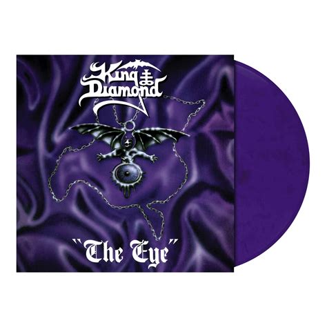 King Diamond Official Store The Eye Ltd Purple Black Marbled Lp