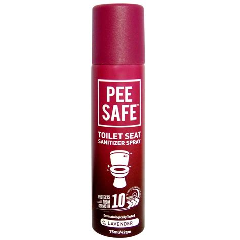 Pee Safe Lavender Toilet Seat Sanitizer Spray 75 Ml Price Uses Side