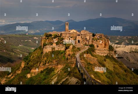Village Of Civita Di Bagnoregio Umbria Italy Stock Photo Alamy