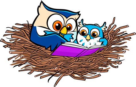 Owl Reading Book Clipart Free Download On Clipartmag