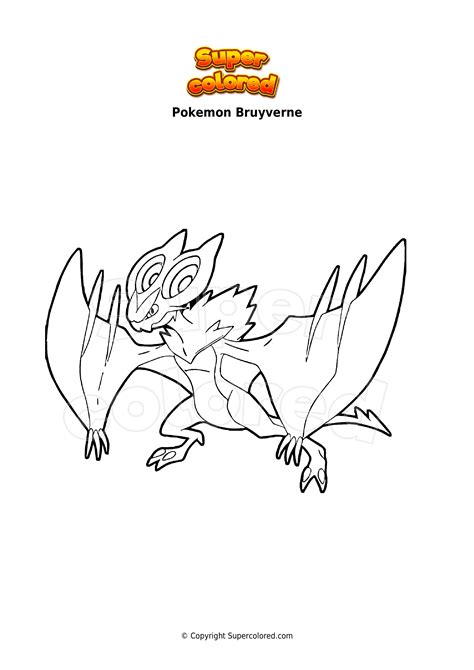 Coloriage Pokemon Bruyverne