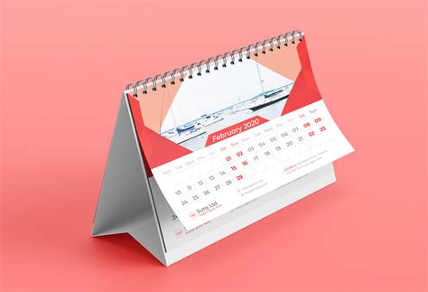 Desk Calendar 2020 On Behance