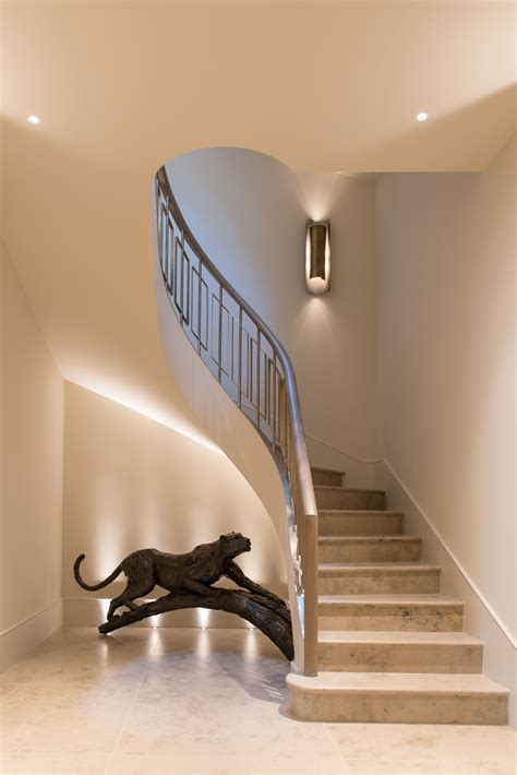Elegant Sweeping Helix Staircase By John Desmond Ltd Bedford Gardens