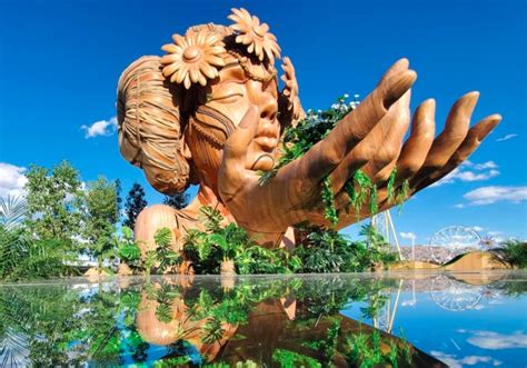 Enormous Sculptures Rooted In Nature Are Like Mystical Goddesses Of