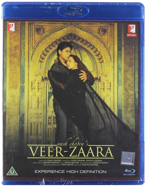Veer Zaara 2004 Blu Ray Classic Shahrukh Khan Bollywood Movie