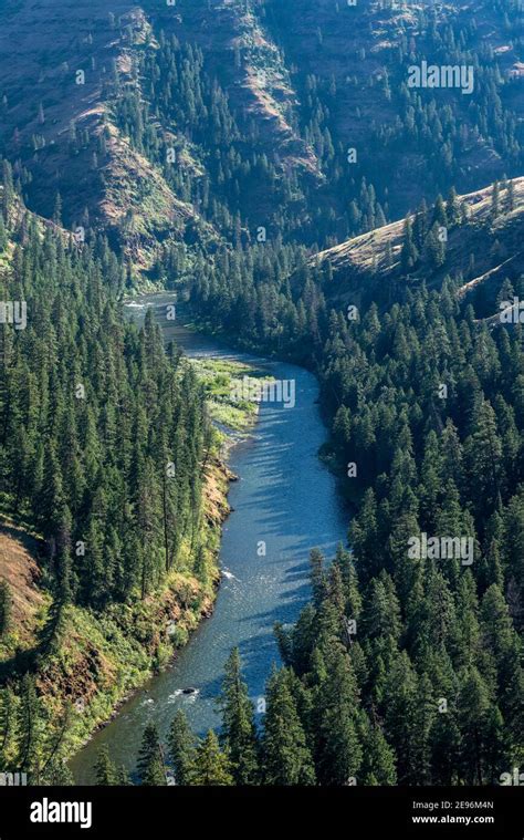 The Grande Ronde River In Northeast Oregon Stock Photo Alamy